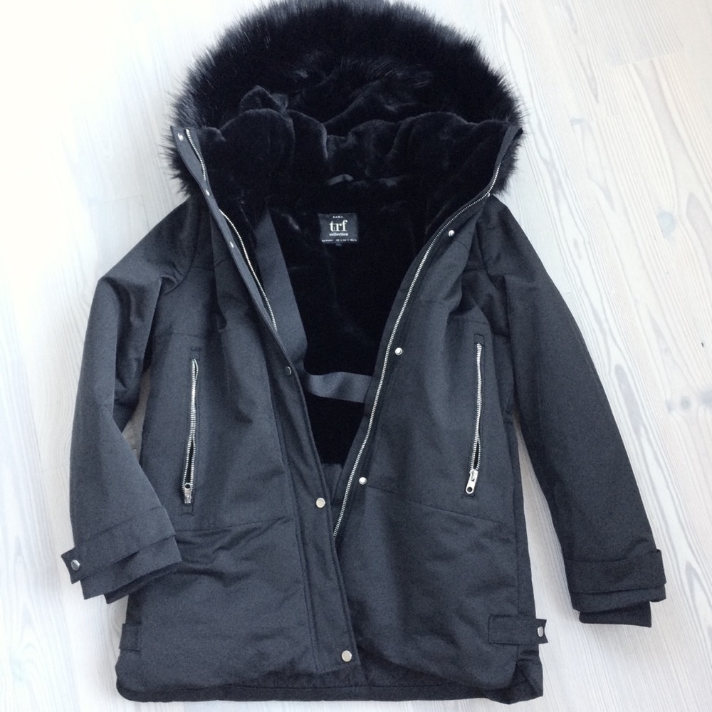 (NEW) ZARA Water Resistant Padded PARKA with Hood